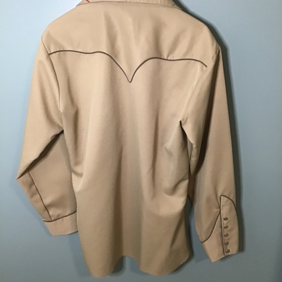 H Bar C retro pearl snap cowboy shirt - Picture 5 of 9